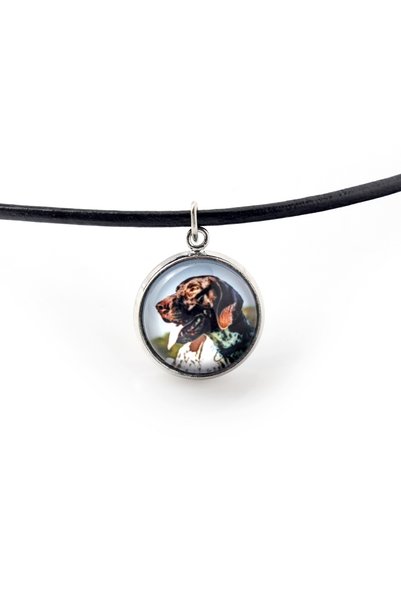Art - Dog English Pointer - pandantiv pentru colier cu fotografia ta, lucrat ...