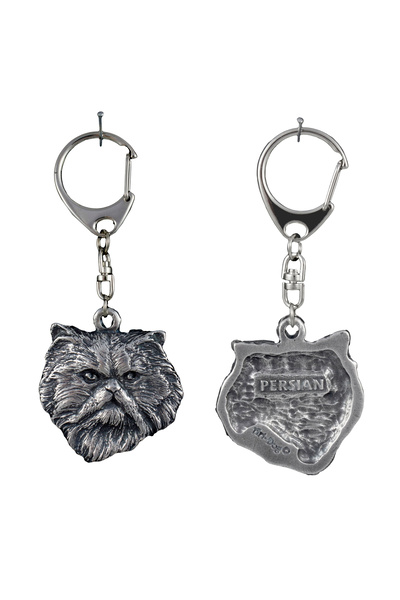 Art - Dog Breloc persan placat cu argint, decorațiune pentru geantă, pandanti...
