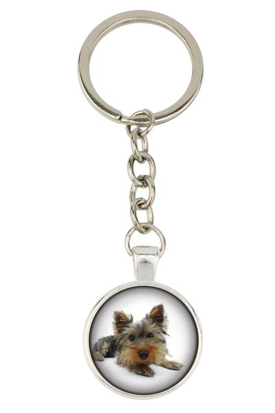 Art - Dog Yorkshire Terrier, Yorkie - breloc cu fotografia ta, decorațiune pe...
