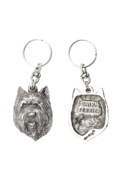 Art - Dog Cairn Terrier II - Pandantiv câine placat cu argint, decorațiune pe...