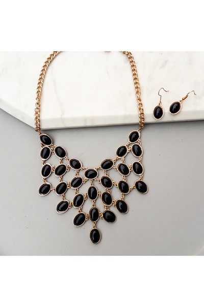 MOONGLOW ACCESSORIES Colier și cercei Sophie