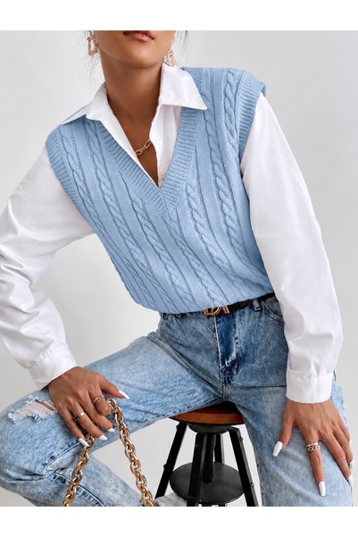 MODA MHE MODA MH Braided Sweater