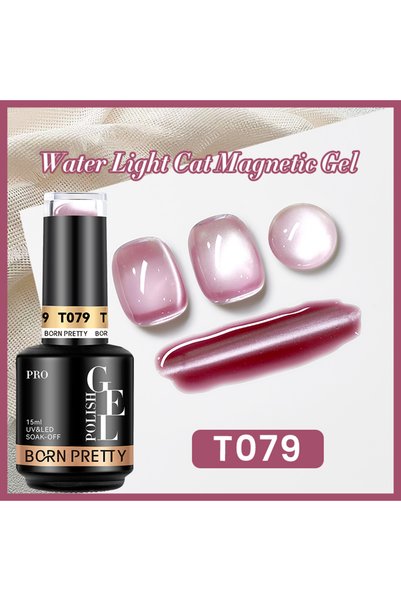 Born Pretty Water Light Cat Magnetic/Su Işıltılı Kedi Gözü Kalıcı Oje(T079)-15ml