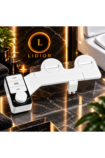 Lidior Bideu Retractabil Lidior® pentru Toaleta cu Functie de Auto Curatare, ...