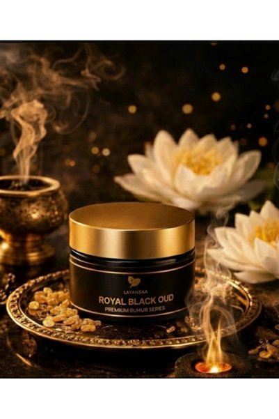 Layansaa royal black oud aromalı buhur serisi tütsü