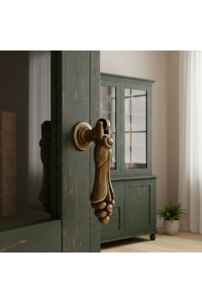 KOÇSAN Grape pendulum handle luxury country kitchen furniture cabinet drawer ...