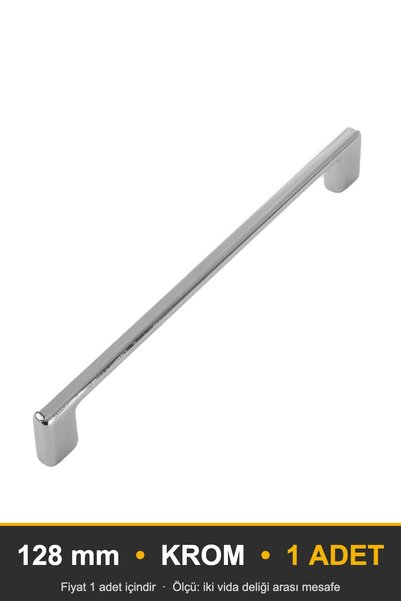 KOÇSAN Delicate Chrome 128 mm Handle Luxury Country Kitchen Furniture Cabinet...