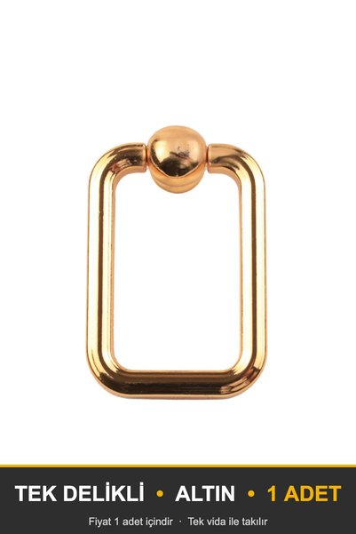 KOÇSAN Rectangular Pendulum Gold Button Handle Luxury Country Kitchen Furnitu...