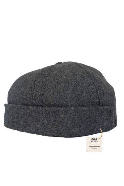 STELLA VESTİNO Premium Men's and Women's 100% Cotton Melton Docker Beanie | U...