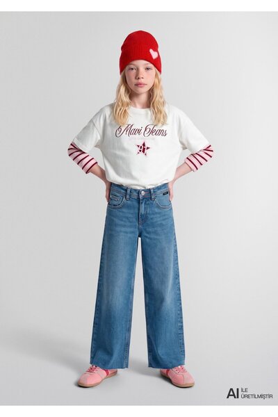 Mavi Lory 90lar Puslu Açık Denim Pantolon 7010036-A4158