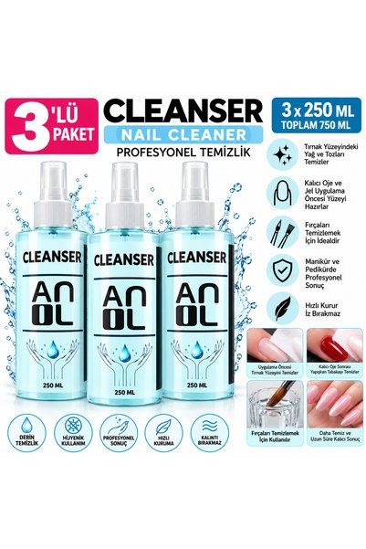 Anıl Gel Polish Anil Cleanser Kalıcı Oje Protez Tırnak Yapişkanlık Temizleme ...