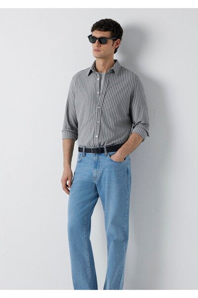 Mavi Striped Gray Shirt Slim Fit / Narrow Fit 0211404-91730