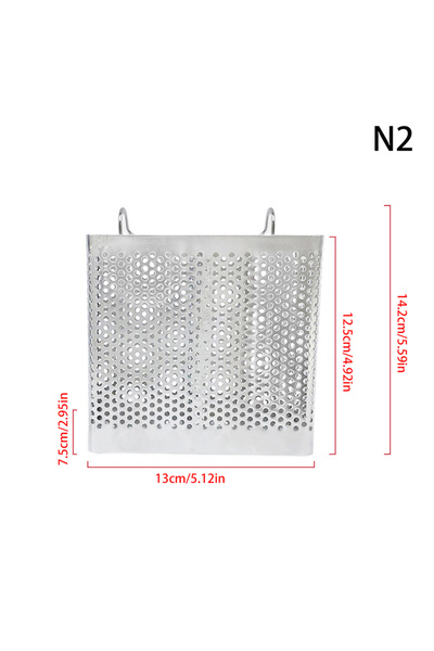 choice2 2 1Pc Stainless Steel Utensil Holder Dish Rack Chopstick Basket Silve...