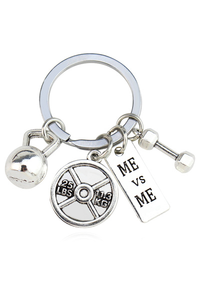 Choice K651 Strength Sports Barbell Dumbbell Charm Weight Fitness With Words ...