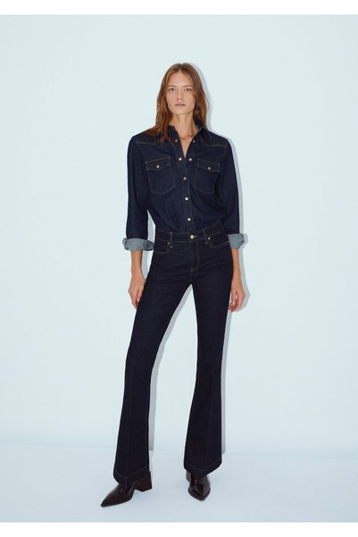Mavi Pantaloni Sydney pentru femei, albastru bleumarin M1081190512