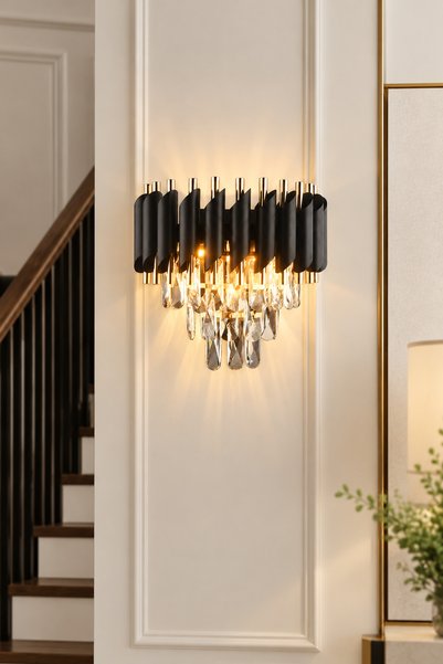 Apliqa Mikula Modern Gold Tasarım Salon Koridor Ledli Salon Aplik