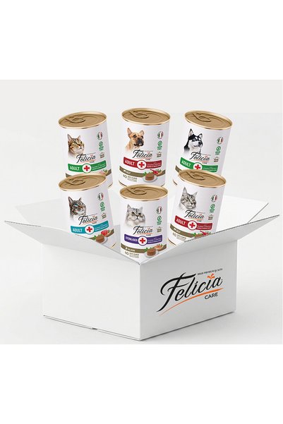 Kedi-Köpek Konservesi 400g Mix Kolisi - 6 Çeşit_12 Adet