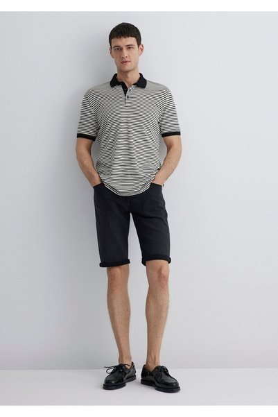 Mavi Nicholas Black Antrasit Jean Şort 0416081307