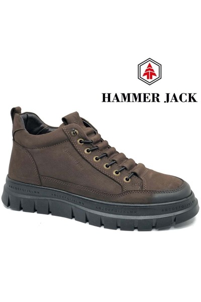 Hammer Jack 102-24867-M Alfy Deri Casual Erkek Bot KAHVERENGİ