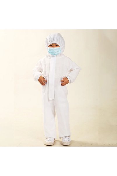 Choice XL SMS Material Protective Kids Breathable Dustproof Coveralls Isolati...