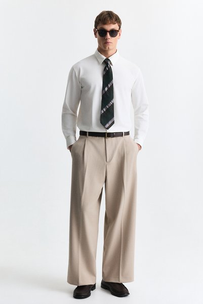 Antioch Loose Fit Pleated Trousers