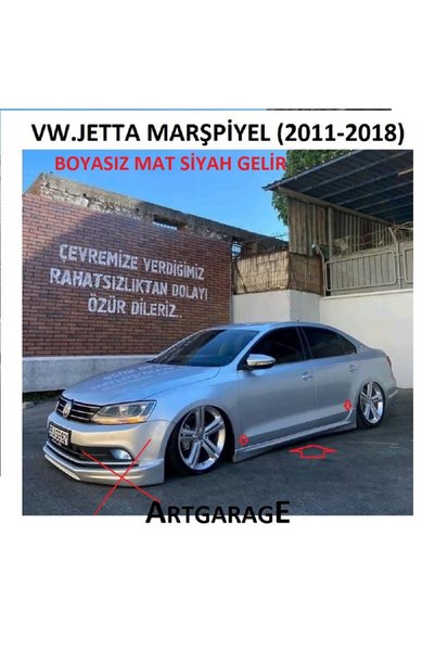 Bodykitartgarage JETTA MARŞPİYEL TAKIM(BOYASIZ)FİBERGLASS
