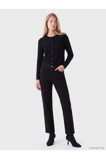 LC Waikiki Striped Straight Denim for Style-Conscious Shoppers from UZG STORE