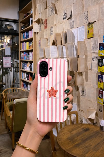 DoaCase iPhone 17 Uyumlu Pembe Renkli Lansman Telefon Kılıfı
