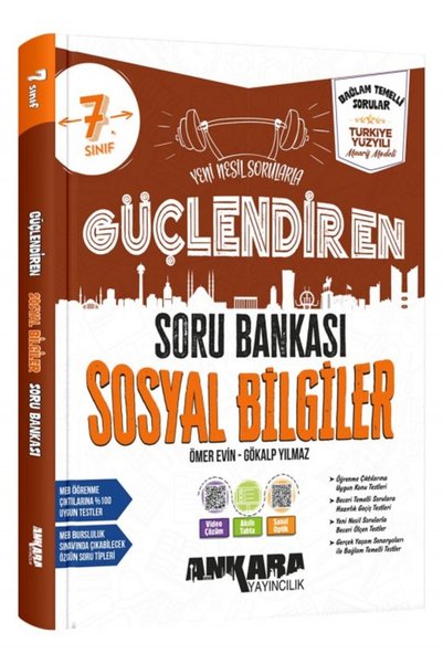Ankara Yayıncılık 7. Sınıf Sosyal Bilgiler Güçlendiren Soru Bankası