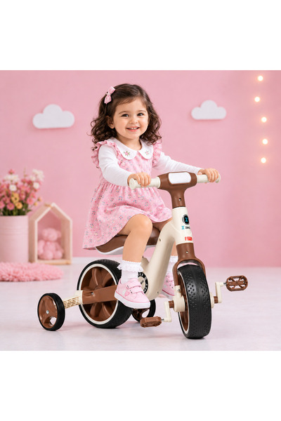 ZEDX 3-in-1 Kids Balance Bike & Tricycle with Training Wheels and Pedals | Ad...