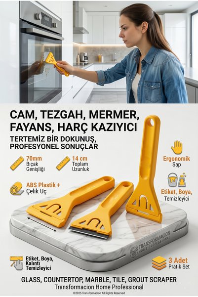Transformacion Tezgah Mermer Fayans Harç Kazıma Jileti 718930