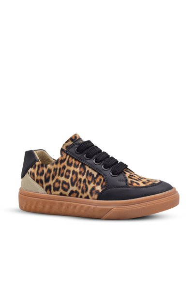 kids A more Lena Leopard Print Girls' Casual Shoes Black