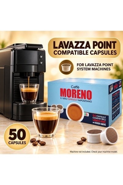Moreno Capsule de cafea Aroma Espresso pentru Lavazza Point, 50 buc.