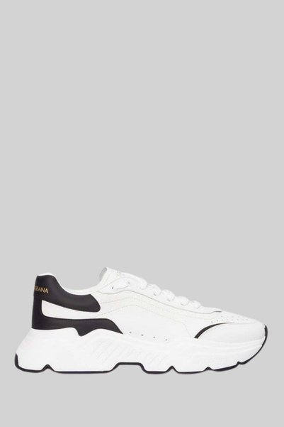 Dolce&Gabbana Dolce Gabbana Logolu Hakiki Deri Sneaker Ayakkabı Erkek AYAKKAB...