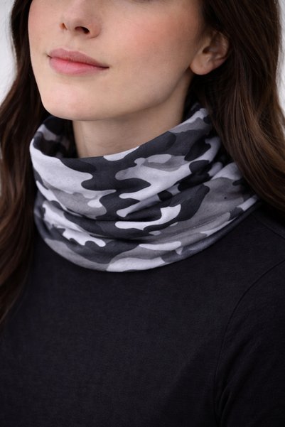 Sacce Scarves&Accessories Camouflage Patterned Paphos Neck Collar