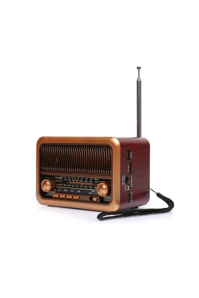 comse 3315 Mini Taşınabilir Nostaljik Radyo Bluetooth Hoparlör Mp3 Çalar