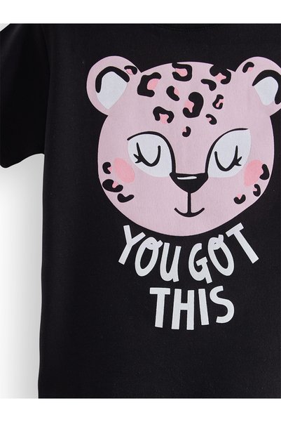 Denokids Σετ Πιτζάμες Leopard Girl's 2 τεμαχίων
