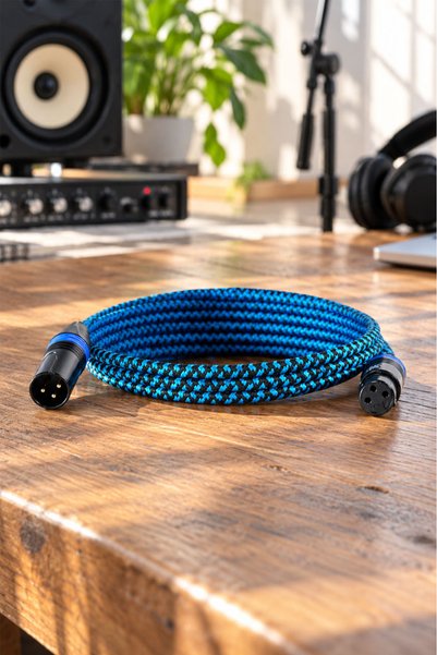 Maxword MXLR-3M Yüksek Kaliteli XLR TO XLR 3 mt. Mikrofon Kablosu