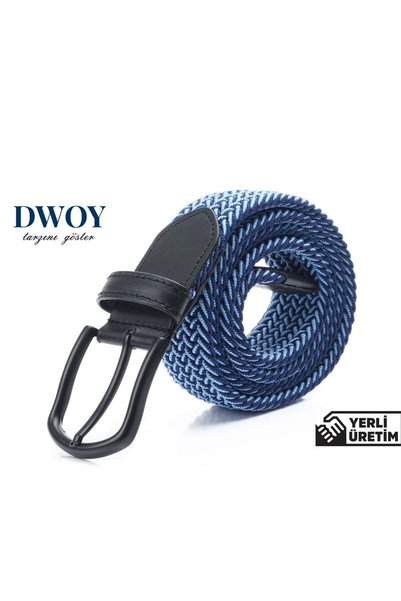 DWOY Curea elastică tricotată cu model