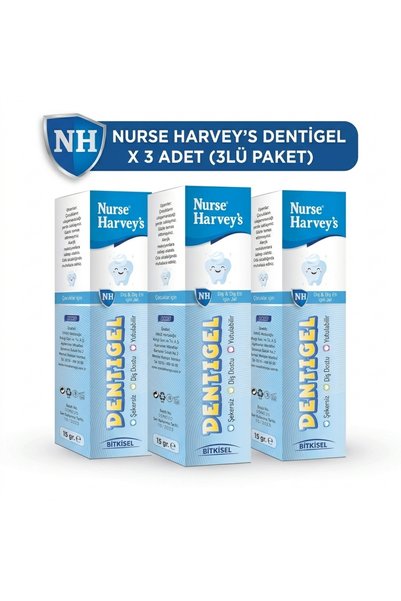 Nurse Harvey's Dentigel Diş Eti Rahatlatıcı Jel 15 ml Üçlü