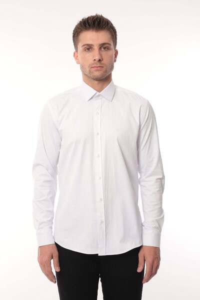 Fitmens Slim Fit Long Sleeve Lycra Gift Boxed Easy Iron Men's Shirt Fs-002969...
