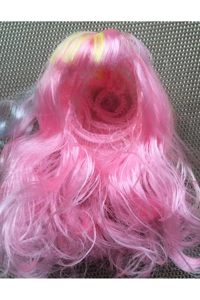 Choice little defects pink monster size Candy Color Small Wig for Doll Toy He...