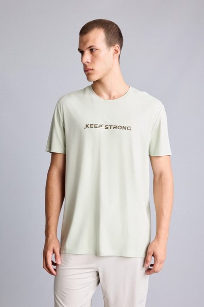 DeFacto Ultra Soft Standard Fit Printed Short Sleeve T-Shirt H4142Ax26Au