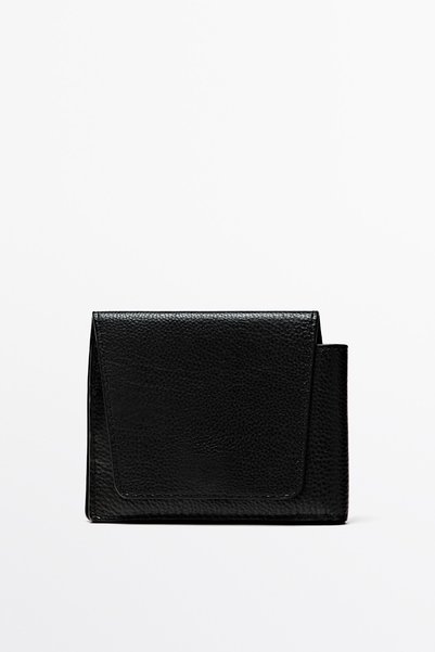 Massimo Dutti Napa deri kapaklı cüzdan