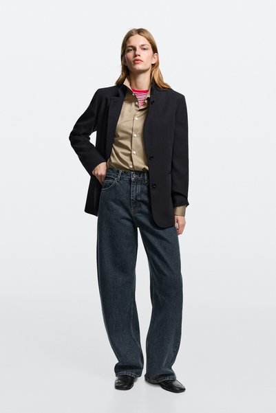 Massimo Dutti Orta bel barrel fit jean
