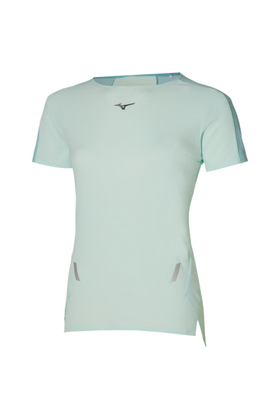 MIZUNO Tricou de alergare pentru femei Tech Light SS 2025-Albastru-M