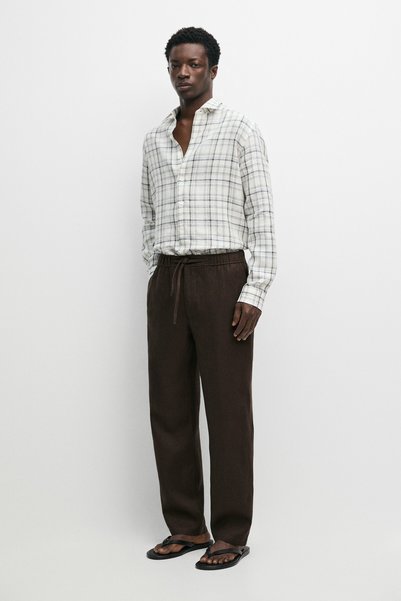 Massimo Dutti Keten jogger pantolon