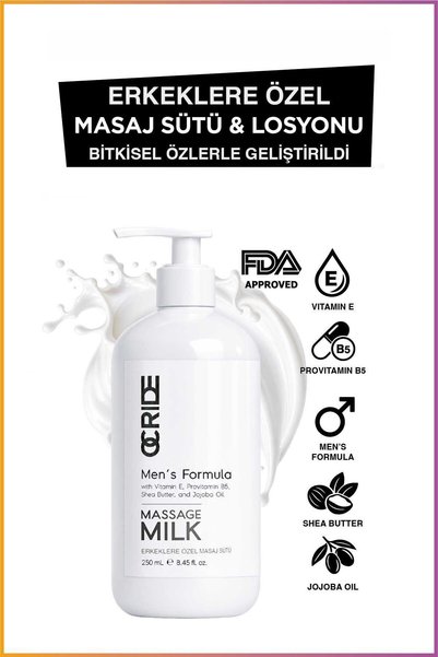 OCRIDE Men's Formula Body Milk Herbal Moisturizing Body Lotion and Milk for M...