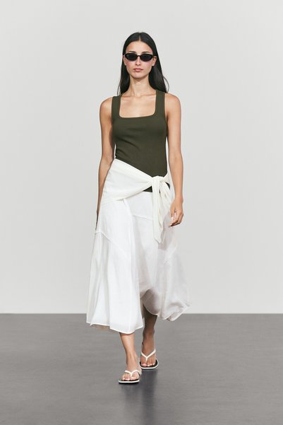 Massimo Dutti Kare yaka üst