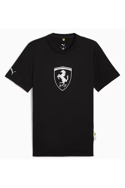 Puma 632785-01 Ferrari Tonal Shield Tee T-Shirt Men's T-Shirt Black